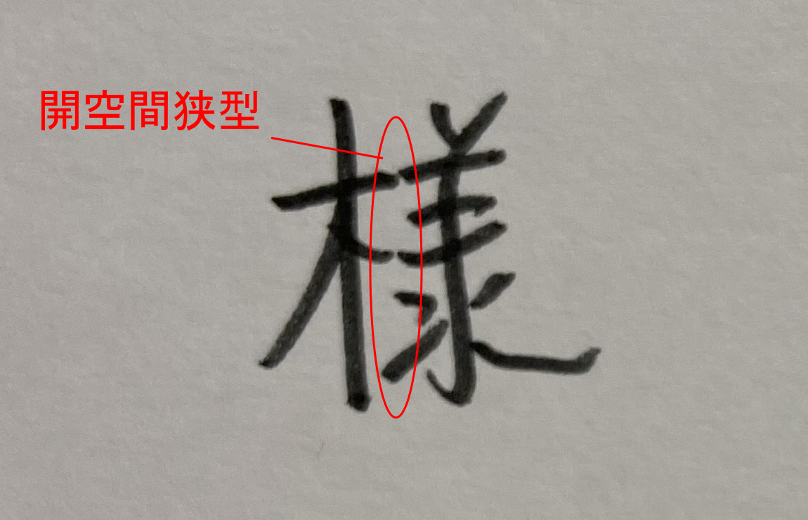 開空間狭型