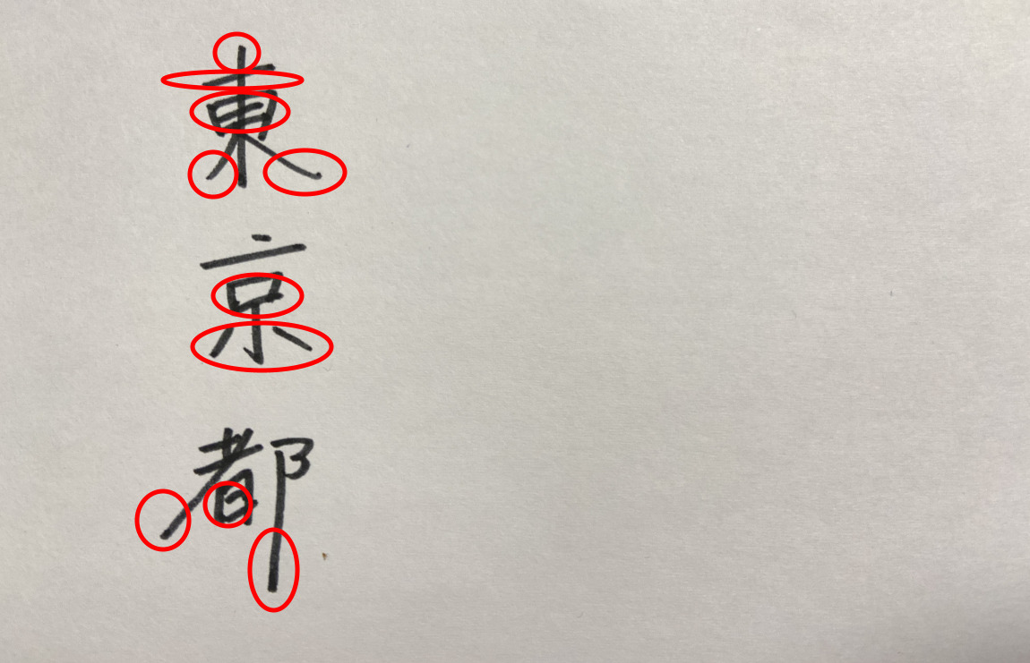 東京都・京都の筆跡診断